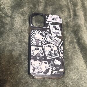 Hello Kitty Monochrome Comic Style Phone Case